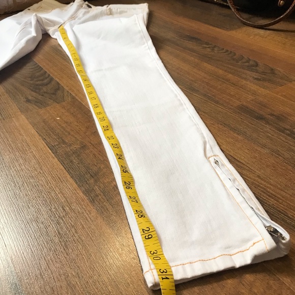 Abbey Dawn by Avril Lavigne white skinny jeans with embroidered star pockets - Picture 15 of 15